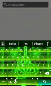 A.I.type theme gallery green א
