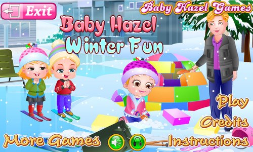 Baby Hazel Winter Fun