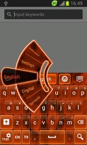 Keyboard Deep Orange