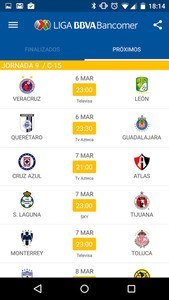 Liga Bancomer MX App Oficial