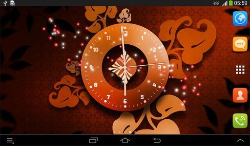 3D Wallpaper Clock