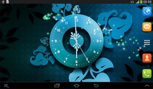 3D Wallpaper Clock