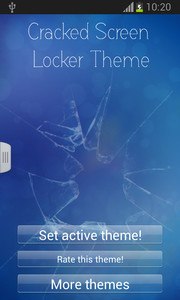 Cracked Screen Locker Theme