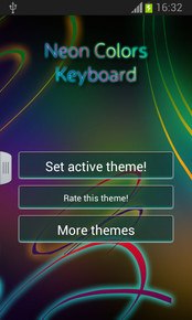 Neon Colors Keyboard
