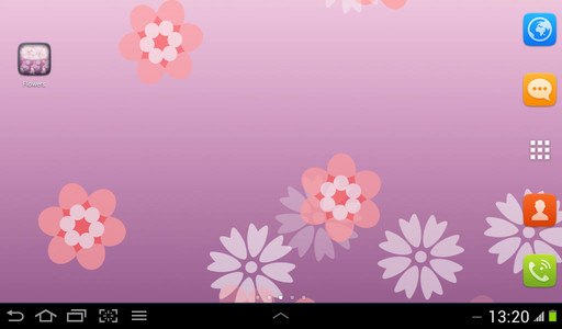 Flower Live Wallpaper for S4