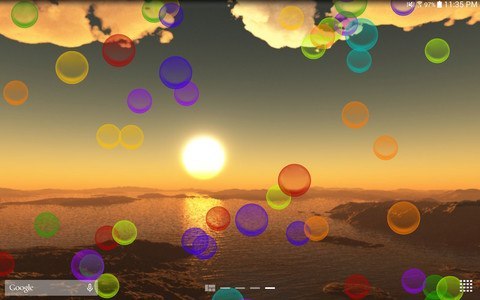 Bright Bubbles Live Wallpaper