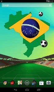 Brazil Football Live Wallpaper