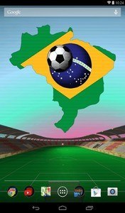 Brazil Football Live Wallpaper