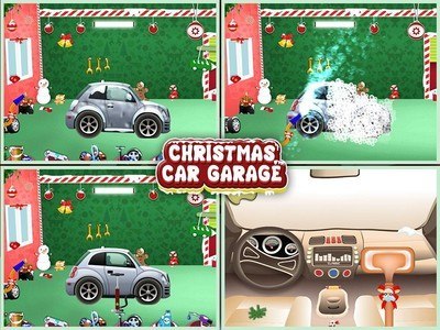 Christmas Car Garage Fun