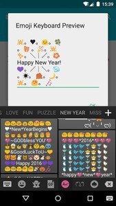 Happy New Year Emoji Art