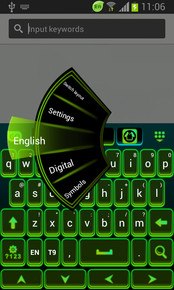 Color Keyboard Neon Green Free