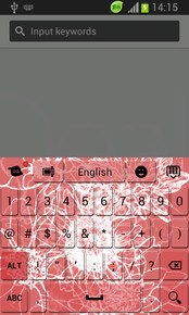 Free Abstract Flower Keyboard