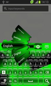 Neon Green GO Keyboard