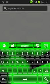 Neon Green GO Keyboard