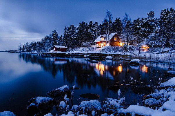Beautiful Winter Lake