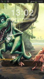 GO Locker Theme dinosaur