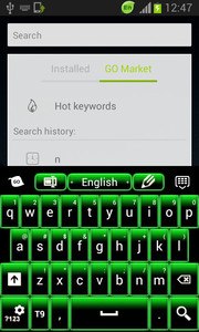 Neon Green Keyboard