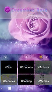 Dreamlike Rose Keyboard Theme