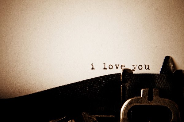 I Love You Typewriter