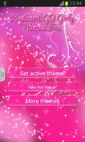 Keyboard GO Girly Themes Free