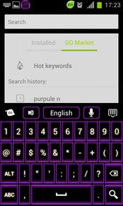 Purple Neon Keyboard Free