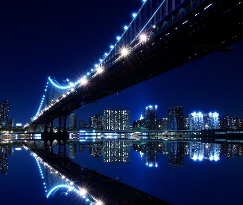 Manhattan Bridge Lights