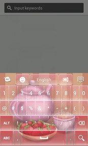 Pink Keyboard Theme