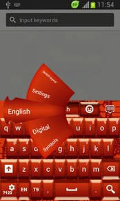 GO Keyboard Red Free