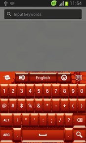 GO Keyboard Red Free