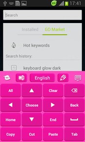 Keyboard Design Pink