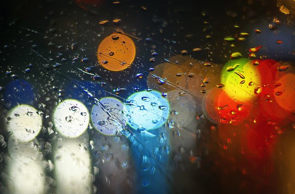 Light Rain Bokeh