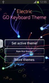 Electric GO Keyboard Theme