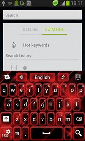 Red Keyboard Glow GO