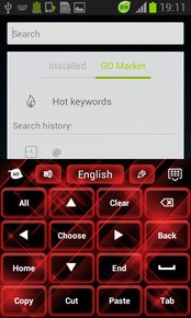 Red Keyboard Glow GO