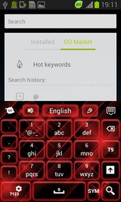 Red Keyboard Glow GO