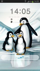 GO Locker Theme penguins