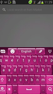Pink Stars Keyboard
