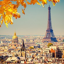 Eiffel Tower In Autumn