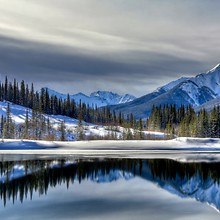 Winter Mirror Lake