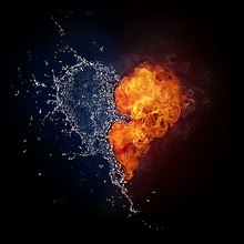 Water & Fire Heart