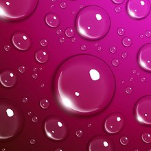 Pink Water Drops