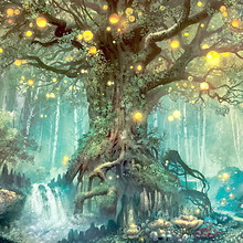 Magical Tree Within A Fantasy World