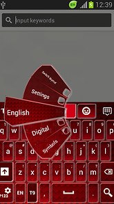 GO Keyboard Red Themes