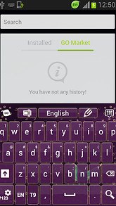 Keyboard Purple