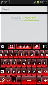 Red Neon Keyboard