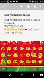 Happy Christmas Emoji Keyboard