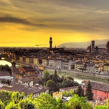 Florence Italy Sunset