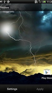 Thunderstorm Live Wallpaper