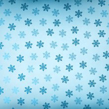 Snowflake Pattern Blue