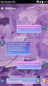 Flowers GO SMS